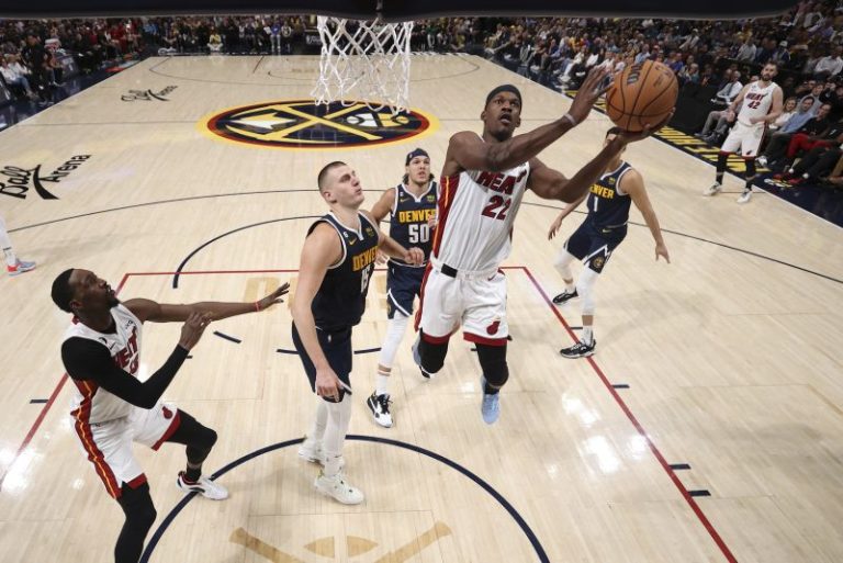 NBA Finals: Miami Heat come alive in fourth quarter to edge past Denver Nuggets and tie series