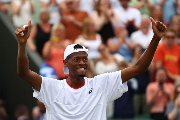 American Christopher Eubanks upsets Stefanos Tsitsipas to keep Wimbledon dream run alive