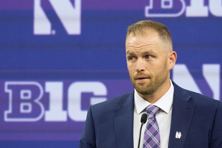 Northwestern interim football coach declines to address hazing allegations at Big Ten media day