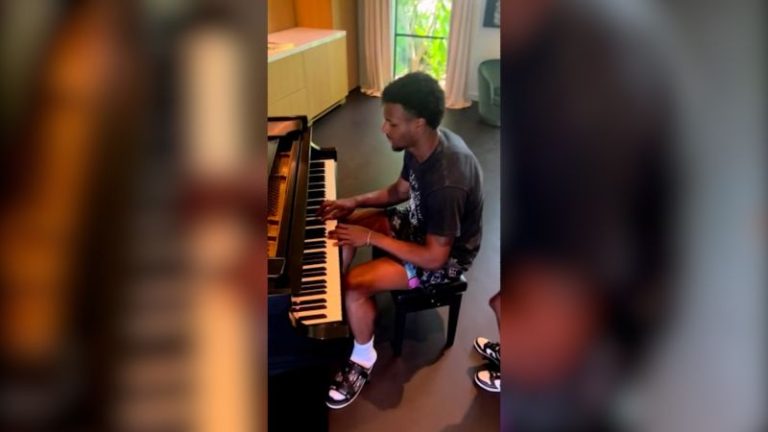 LeBron James shares video of son Bronny playing piano after cardiac arrest