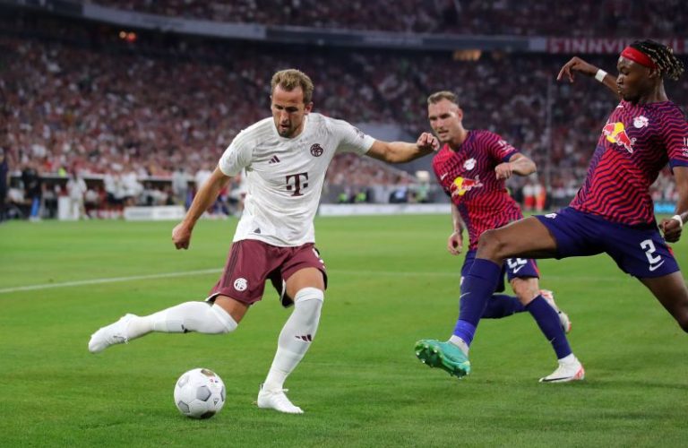 Harry Kane makes Bayern Munich debut in 3-0 German Super Cup loss
