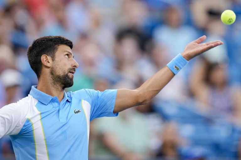 Novak Djokovic wins first singles match on US soil since 2021 as Cincinnati Open opponent retires