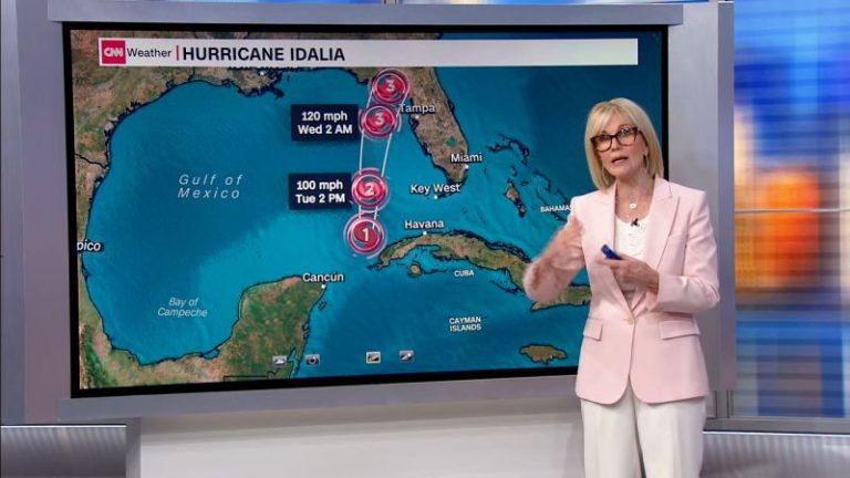 Idalia is now a hurricane moving toward Florida with powerful winds and life-threatening storm surge