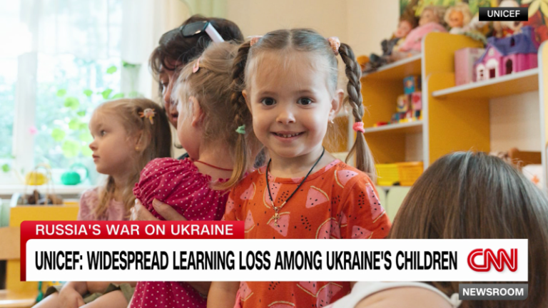 In wartime Ukraine, going back to school means preparing for air raids and huddling in shelters