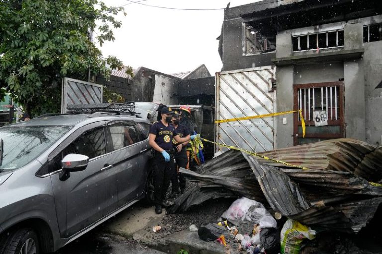 Deadly fire engulfs home warehouse in the Philippines