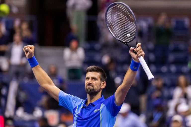 Novak Djokovic fights back from two sets down to win epic US Open match
