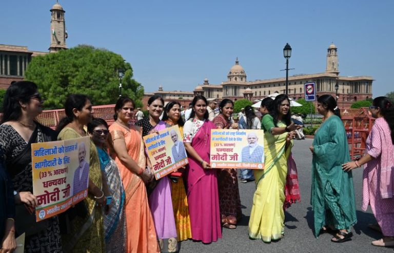 India agrees to reserve a third of parliament seats for women. But the change could still take years