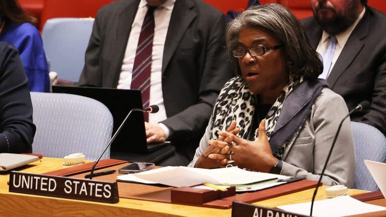 US lets UN Security Council resolution calling for pauses in Gaza fighting pass without Hamas condemnation