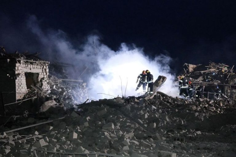 11 killed including 5 children in Russian strikes on eastern Ukrainian town