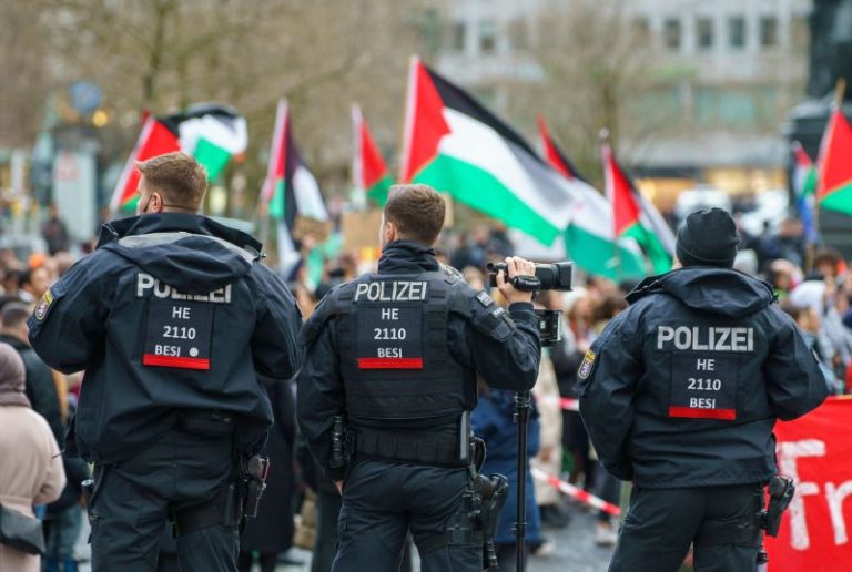 Crackdown on an already banned Hamas raises free speech fears in Germany