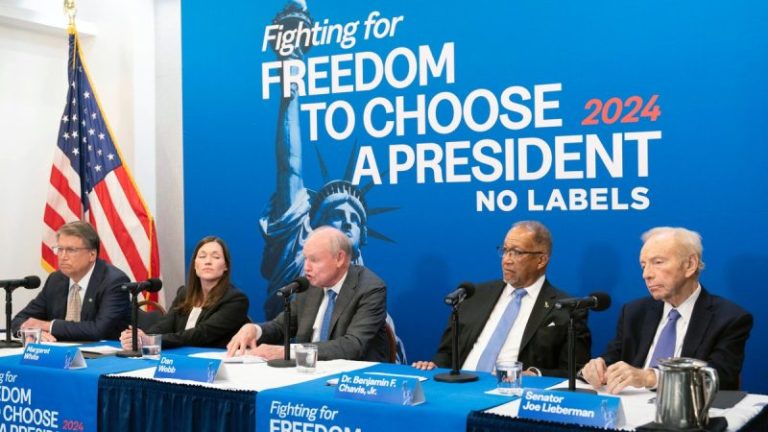 With White House race likely headed for Biden-Trump rematch, No Labels prepares for potential 3rd-party ticket
