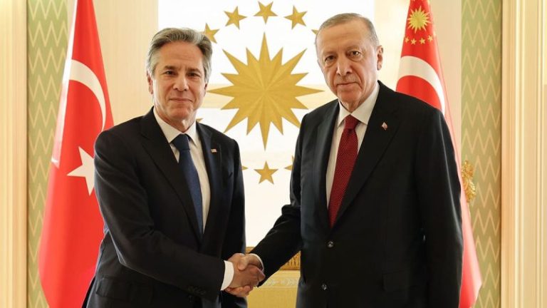 Blinken meets with Turkey’s Erdogan as Middle East tensions escalate
