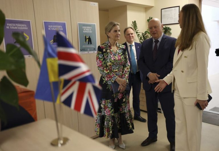 First British royal visits Ukraine since Russian invasion began