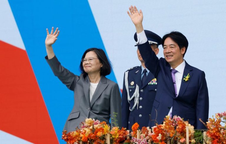 Taiwan’s new president calls on China to stop its ‘intimidation’ after being sworn into historic third term for ruling party