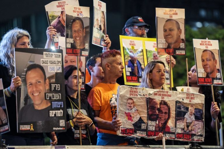 Anti-government protests demand release of Gaza hostages ahead of Israel’s Memorial Day